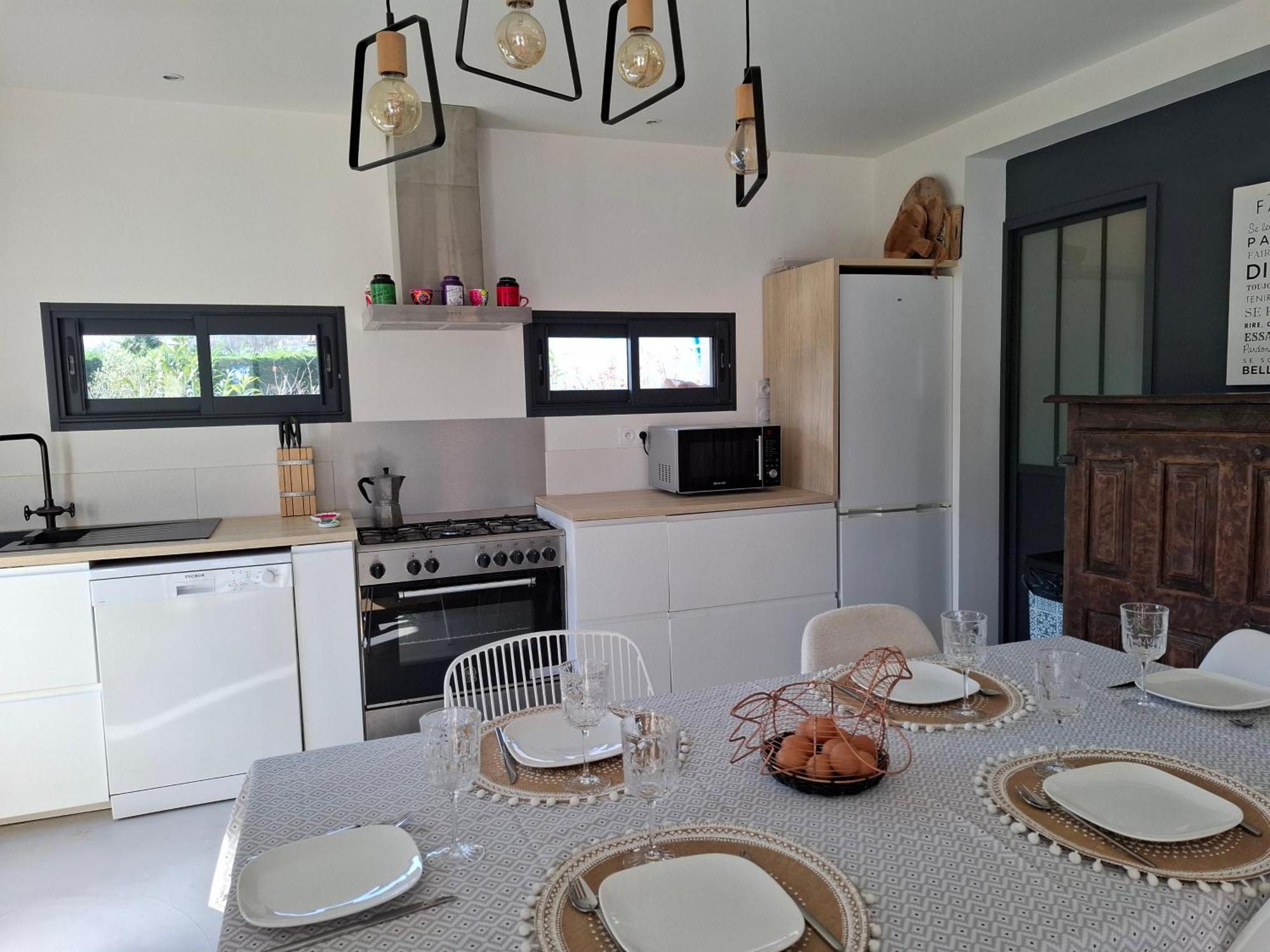 Charmante Villa Familiale Au Calme A 15Min Des Plages Аскен Екстериор снимка
